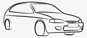 Car Outline Clip Art - Contorno De Automovil Png
