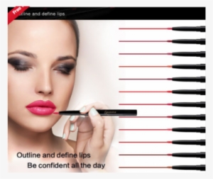 12 Colors Matte Lip Liner Waterproof Lipstick Gloss