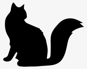 Personalized Cat Silhouette Treat Jar - Cat Silhouette