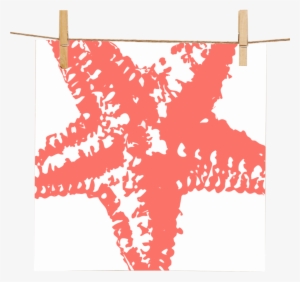 Starfish Silhouette Coral - Thong