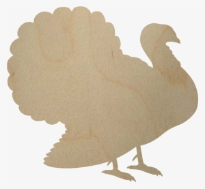 Wooden Turkey Cutout - Domesticated Turkey