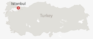 Map Of Turkey With Destination Istanbul - Turkish Ministry Of Environment And Forest