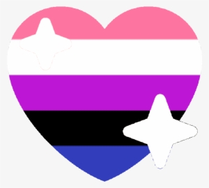 Genderfluid Sparkle Heart Discord Emoji - Discord Gay Pride Emojis