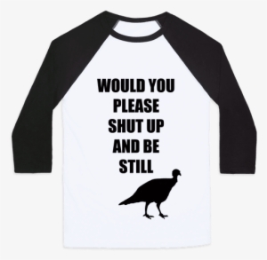 Turkey Shut Up Baseball Tee - Notorious Rbg Baseball Shirt
