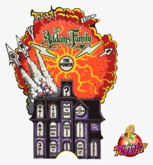 Addams Family Magnet & Mansion Overlay - Addams Family