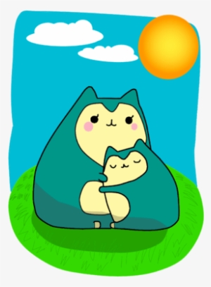 Mom Pusheen Snorlax - Medibang Inc.