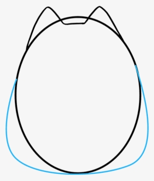 How To Draw Pusheen The Cat - Ovale