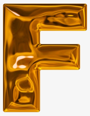 Etc > Presentations Etc Home > Alphabets > Themed Letters - F Letter In Gold