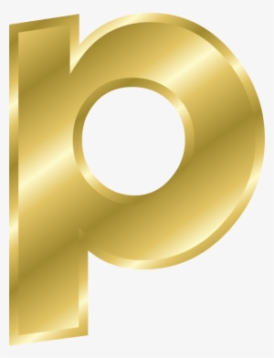 Gold Letter P Png