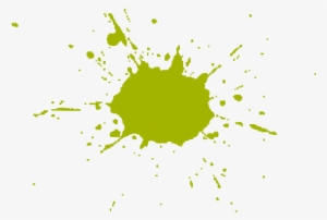 Green Paint-ball Splatter - Red Paint Splatter