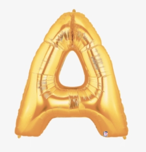40" Gold Letter Balloon - Balloon Letter