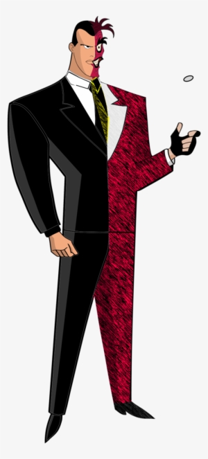 Tnba Two-face By Alexbadass On Deviantart Two Face - Batman Forever Two Face Cartoon