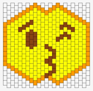 Kissy Emoji Face Kandi Mask - Glasgow Smile