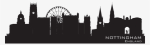 Mind - Nottingham Skyline Silhouette
