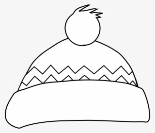 Snow Hat Clip Art Black And White