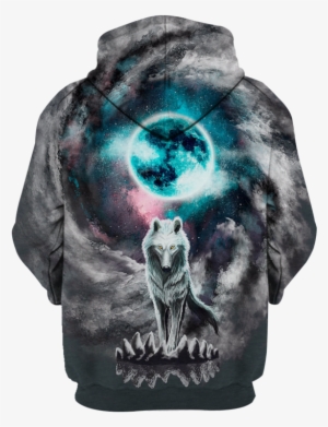 Wolf Hoodie 3d Wolf Hoodie 3d - Wolf Abstract Art