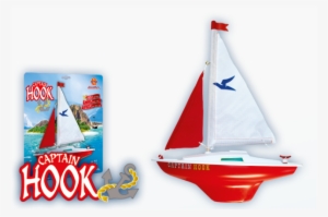 Gunther Red & White Captain Hook Sailing Boat