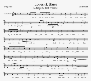 Lovesick Blues Sheet Music Composed By Cliff Friend - Sheet Music