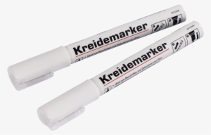 Chalk Markers, Round Tip, Set Of 2 Pieces, White - 1x2 Hama Chalk Marker Set White 58109 Hardware/electronic