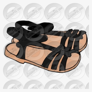 Sandal Clipart Sandal Shoe - Sandal