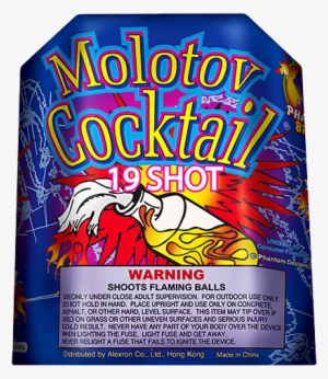 Molotov Cocktail, 19 Shot - Molotov Cocktail Firework