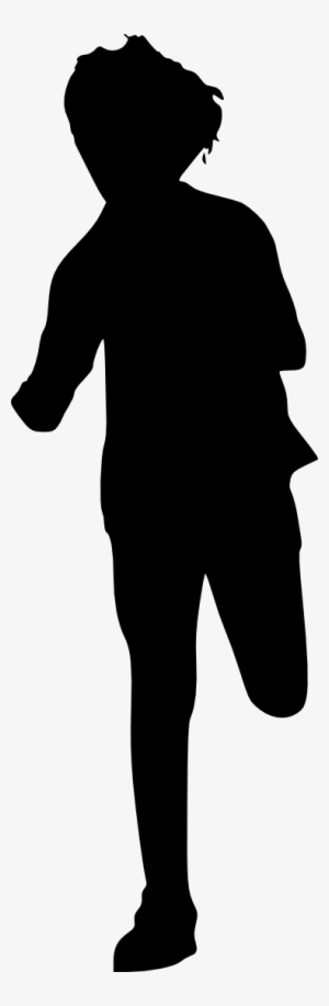 10 Kid Children Running Silhouette - Man Running Silhouette