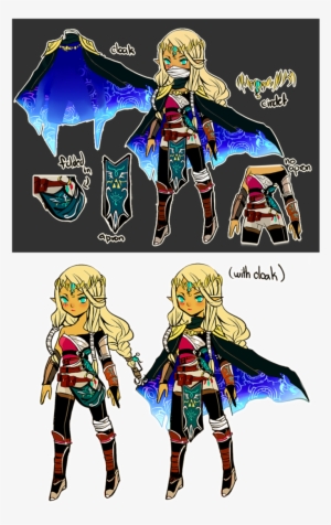 Botw Princess Zelda Concept Design - Princess Zelda Concept Design