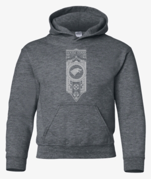 House Stark White Youth Hoodie - Gear Engineering (youth Sizes)