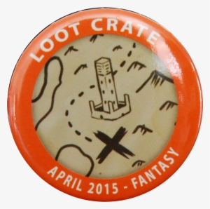 After This Month, There Will Only Be One Geek Alert - Loot Crate Pin Button April 2015 - Fantasy