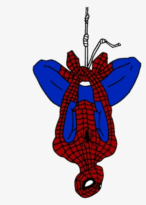 Spiderman Clipart Upside Down - Spiderman Upside Down Clipart