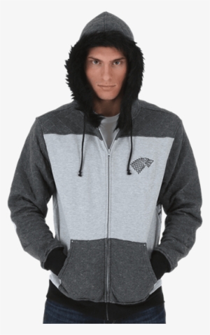 Winter Is Coming House Stark Zippered Hoodie - "winter Is Coming House Stark Zippered Hoodie"
