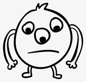 Halloween Monster Of Three Eyes Vector - Monstruos De Tres Ojos