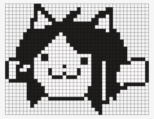 Hoi Its Temmie Perler Bead Pattern / Bead Sprite - Bead