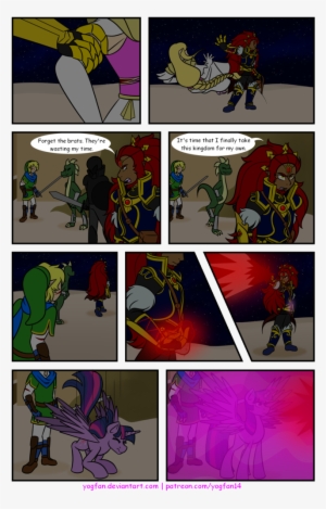 Yogfan, Comic, Comic - Link Zelda And Twilight Sparkle Comic Derpibooru