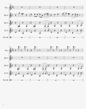 Temmie Village Sheet Music Composed By By Toby Fox - Temmie Village Clarinet Sheet Music