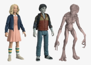 Eleven With Wig, Upside Down Will & Demogorgon Nycc17 - Eleven Stranger Things Demogorgon