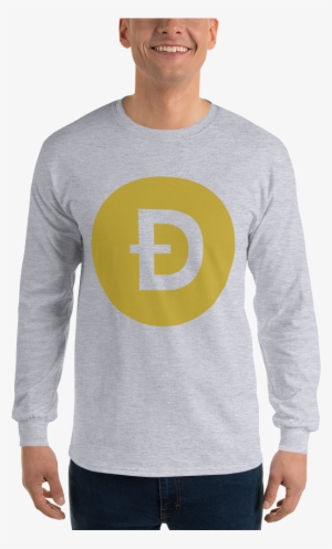 Dogecoin Long Sleeve T-shirt - Long-sleeved T-shirt