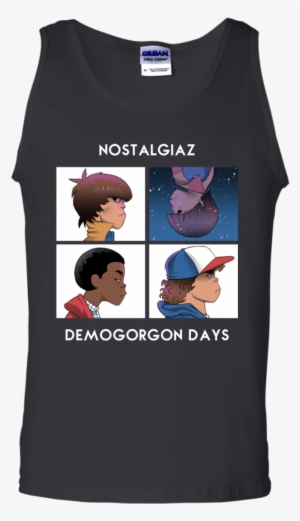 Stranger Things Nostalgiaz Demogorgon Days Unisex Tshirt, - Stranger Things Gorillaz