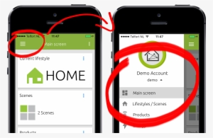 Open The Main Screen By Pressing The 3 Horizontal Stripes - Ios Main Menu