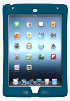 Airwave Mini 4 0005 Mini Airwave 4 Blue Front W - Otterbox Defender Ipad 2017