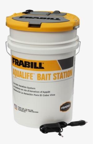 Frabill Aqualife Bait Station Bucket - Frabill 1469 Aqua-life Bait Station 6-gallon