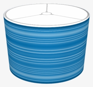 Light Blue & Medium Blue Horizontal Medium & Thin Stripes - Optical Illusion