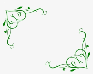 Corner Design Green Png