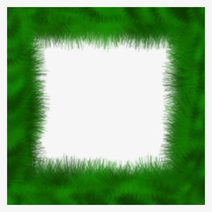 Furry Green Frame - Grass