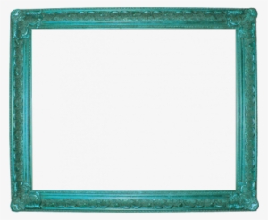 Simple Vintage Sea Green Frame - Bed