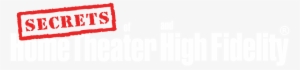 Logo - Secrets Of Home Theater Logo