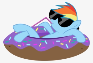 Missbeigepony, Dead Source, Donut, Floaty, Food, Inner - Donut Inner Tube Clipart