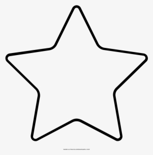 Rounded Star Coloring Page - Designer - 1000x1000 PNG Download - PNGkit
