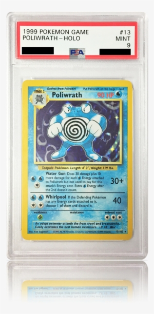 Psa 9 Poliwrath 13/102 - Pokemon Card - English Holo Poliwrath - Base Set 2