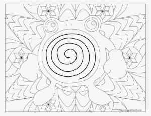 #061 Poliwhirl Pokemon Coloring Page - Poliwhirl Coloring Page